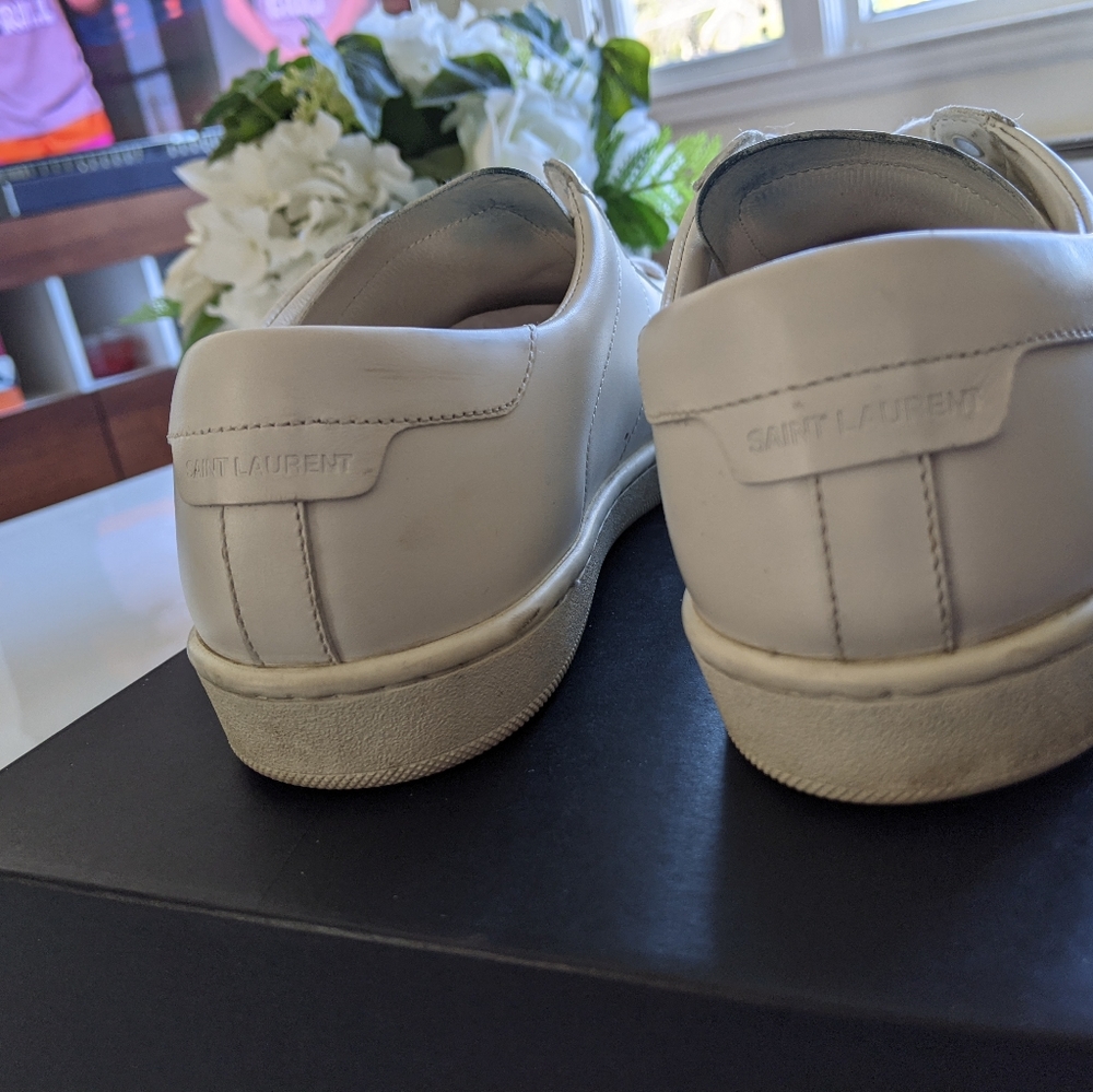 Saint Laurent White Sneakers (W) - Picture 7 of 9